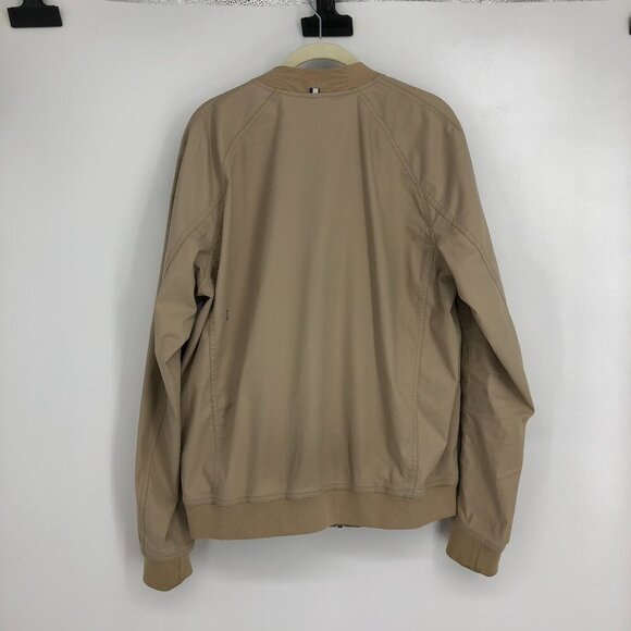 Kit & Ace men's Khaki utility style tan bomber jacket full zip pockets size S - Picture 9 of 14